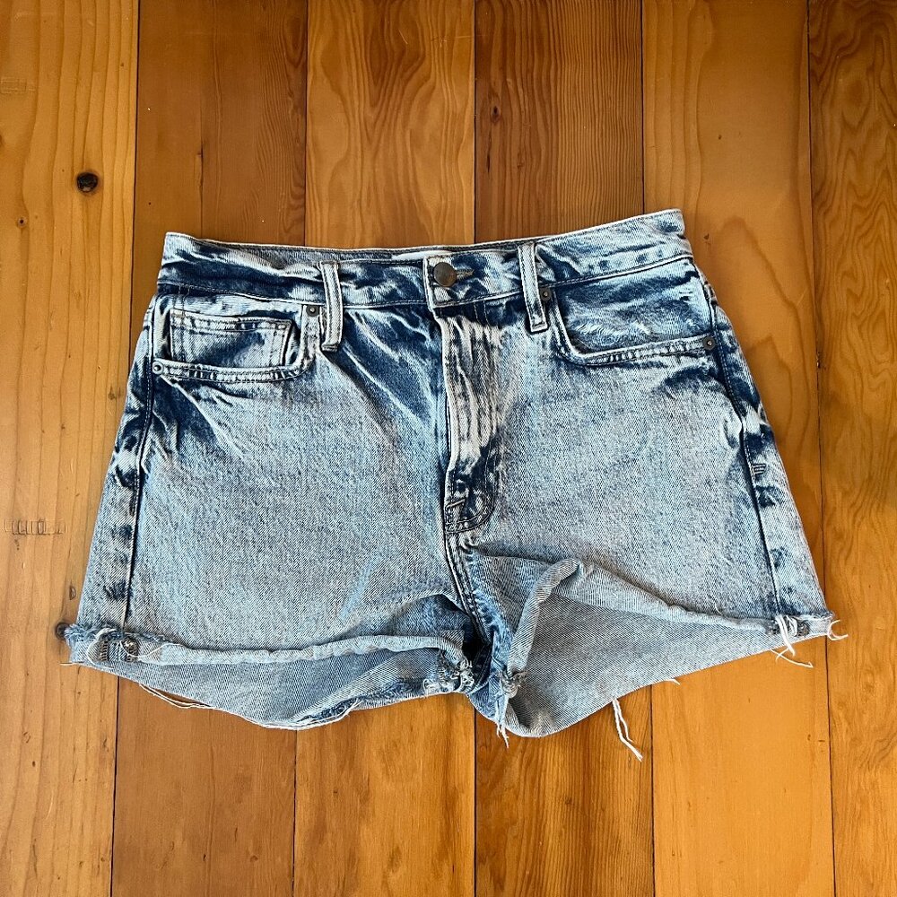 CLOSE OUT SALE: Frame Brand - Acid Wash Denim Shorts - Size 27